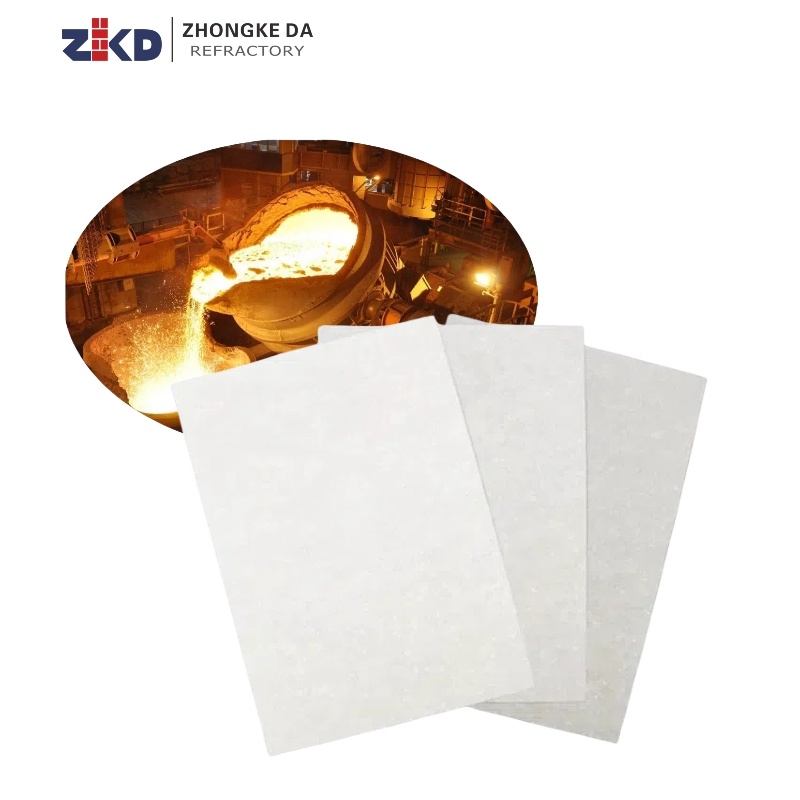 Industrial Ceramic Fiber Insulation Board for High Temp Kilns | 1260°C Rating + Custom Sizing