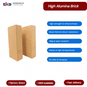 65% High Alumina Brick | High Strength Alumina Refractory Brick