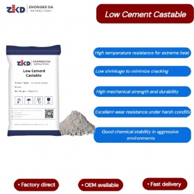 Low Cement Castable Manufacturer | High Strength Refractory Castable
