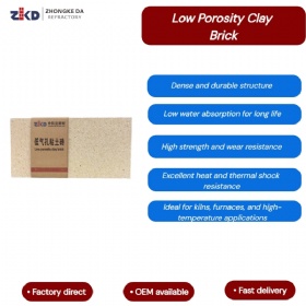 Low Porosity Fire Clay Brick | High Performance Refractory Brick