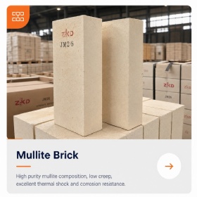 High Temperature Mullite Refractory Brick for Industrial Furnace